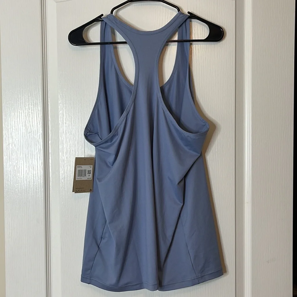 Nike Smokey Blue Dri-Fit Racerback Maternity Tank Top XXL
